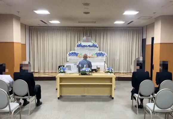 南多摩斎場で葬儀を行なった写真