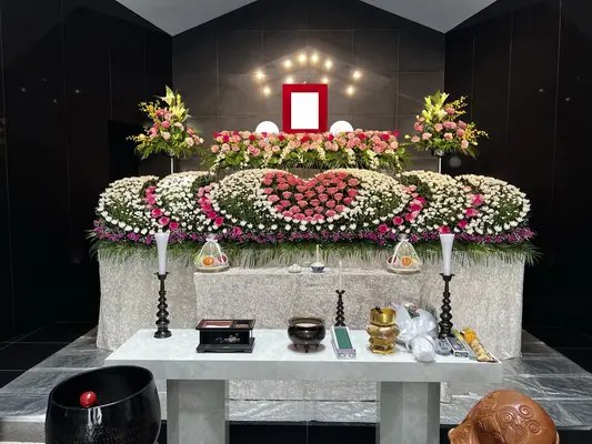 桃源院で葬儀を行なった写真