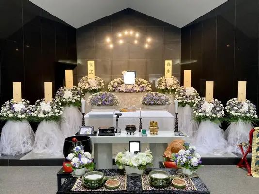 桃源院で葬儀を行なった写真