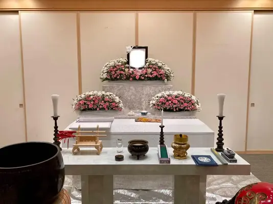 雲龍寺 明珠閣で葬儀を行なった写真