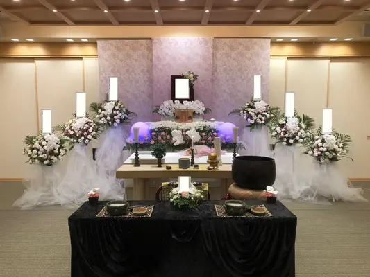 雲龍寺 明珠閣で葬儀を行なった写真