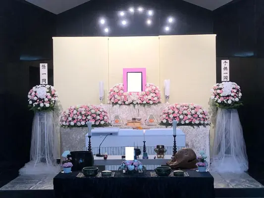 桃源院で葬儀を行なった写真