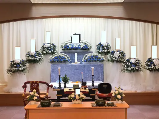 ひので斎場で葬儀を行なった写真