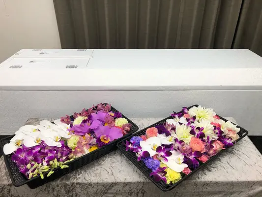 瑞穂斎場で葬儀を行なった写真