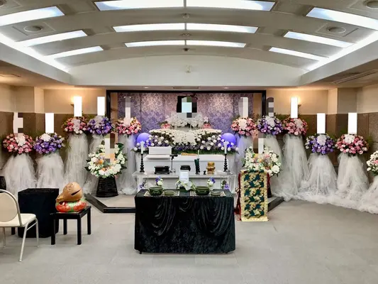 南多摩斎場で葬儀を行なった写真