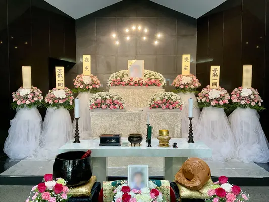 セレモハイネスで葬儀を行なった写真