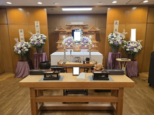 たかほう葬祭で葬儀を行なった写真