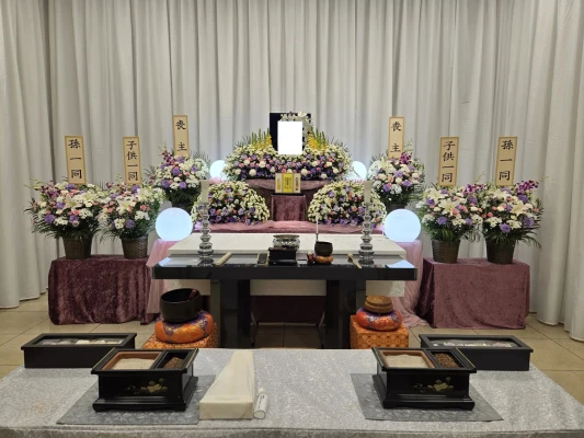 たかほう葬祭で葬儀を行なった写真