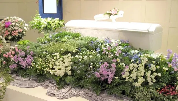 多摩式典で葬儀を行なった写真