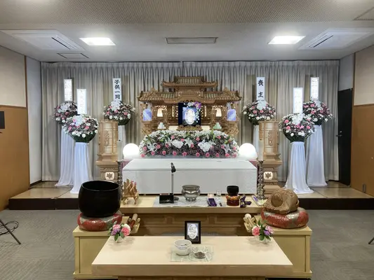 南多摩斎場で葬儀を行なった写真