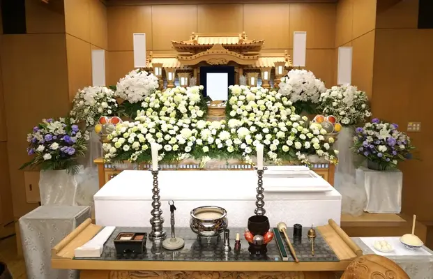 府中の森市民聖苑で葬儀を行なった写真