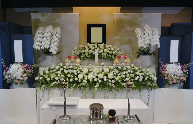 正覚寺で葬儀を行なった写真