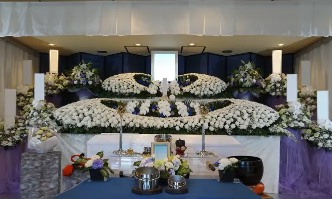 太陽寺で葬儀を行なった写真