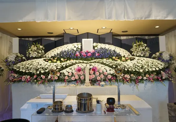 太陽寺で葬儀を行なった写真