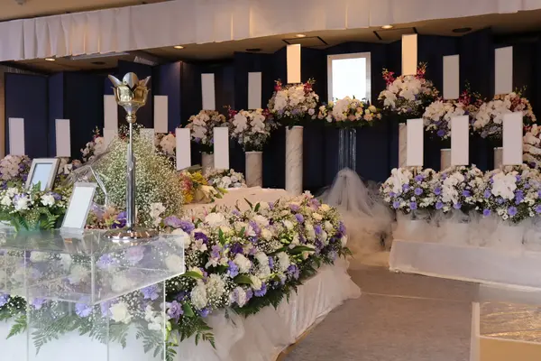 太陽寺で葬儀を行なった写真