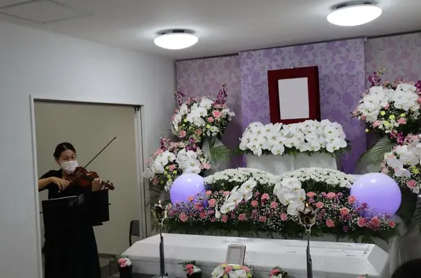 正縁ホール 国分寺で葬儀を行なった写真