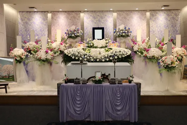 東京フラワーセレモニーで葬儀を行なった写真