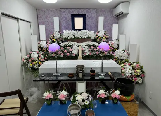 正縁ホール 国分寺で葬儀を行なった写真