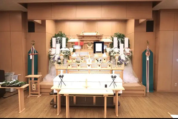 府中の森市民聖苑で葬儀を行なった写真