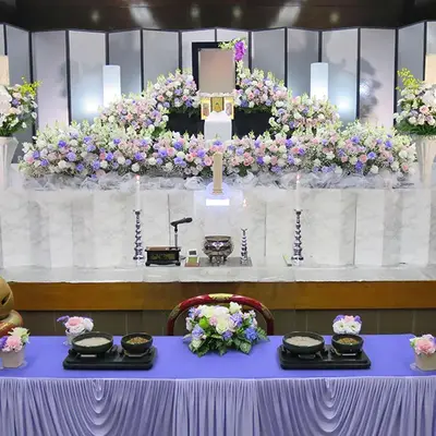 としまフューネスで葬儀を行なった写真