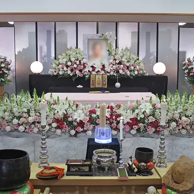 としまフューネスで葬儀を行なった写真