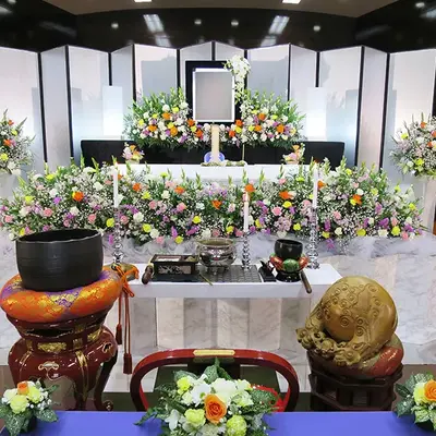 としまフューネスで葬儀を行なった写真