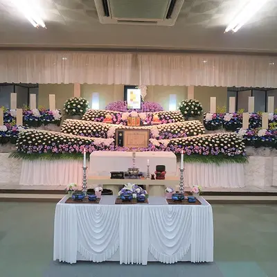 としまフューネスで葬儀を行なった写真