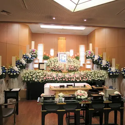 としまフューネスで葬儀を行なった写真