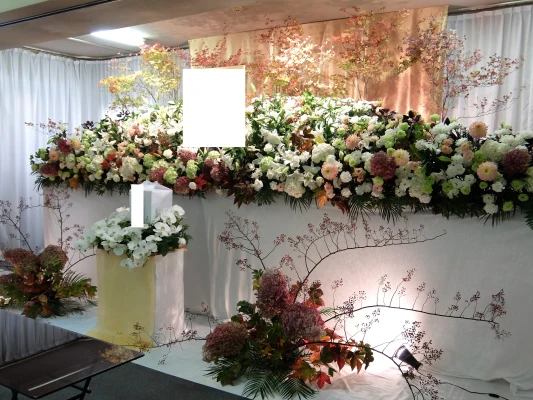 花屋のお葬式で葬儀を行なった写真
