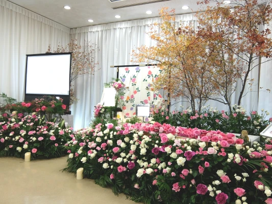 花屋のお葬式で葬儀を行なった写真