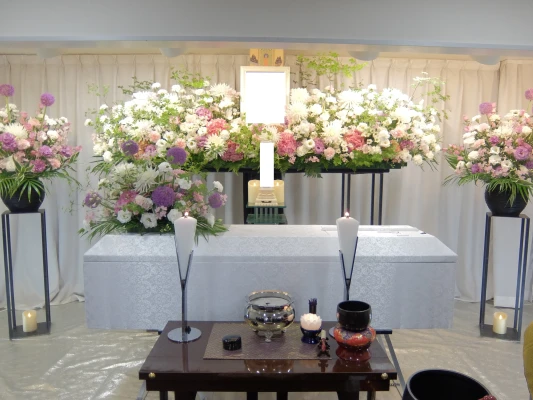 花屋のお葬式で葬儀を行なった写真