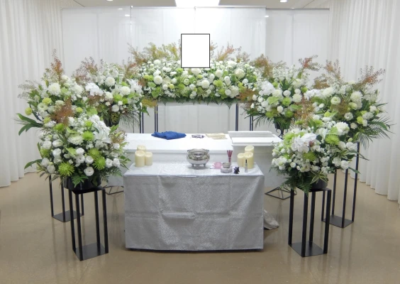 花屋のお葬式で葬儀を行なった写真