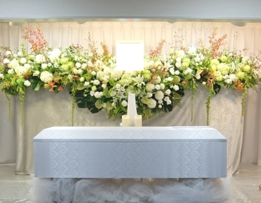 花屋のお葬式で葬儀を行なった写真