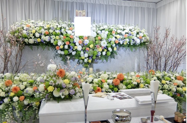 花屋のお葬式で葬儀を行なった写真