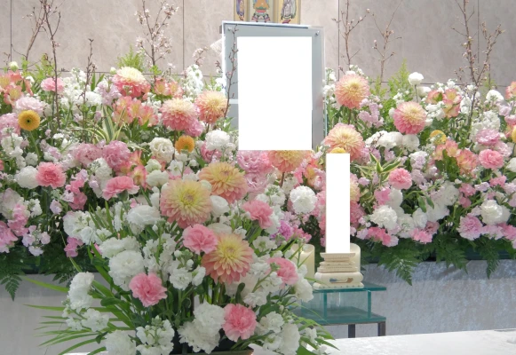 花屋のお葬式で葬儀を行なった写真