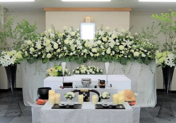 花屋のお葬式で葬儀を行なった写真