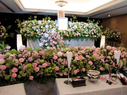 花屋のお葬式で葬儀を行なった写真