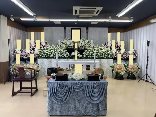 三寶寺 寶亀閣斎場で葬儀を行なった写真