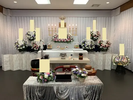 長命寺 東高野会館で葬儀を行なった写真