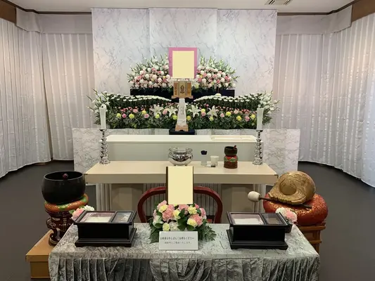 長命寺 東高野会館で葬儀を行なった写真