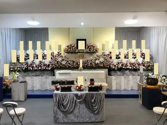 最勝寺で葬儀を行なった写真