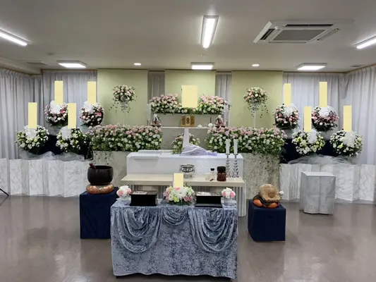 大泉橋戸会館で葬儀を行なった写真