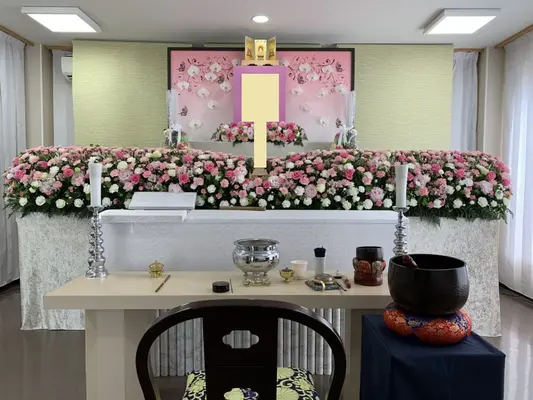 大泉橋戸会館で葬儀を行なった写真