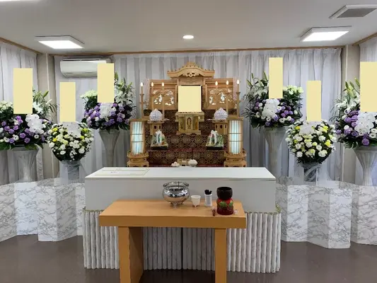 大泉橋戸会館で葬儀を行なった写真