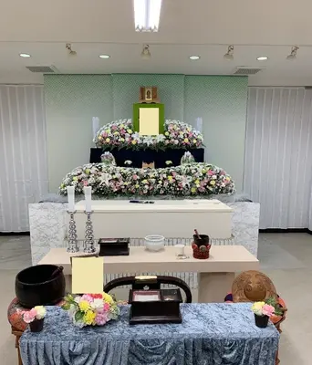 貫井寺 円光院会館で葬儀を行なった写真