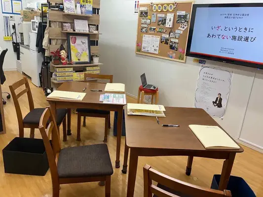 マキノ祭典で葬儀を行なった写真