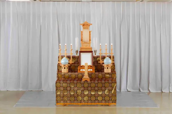 マキノ祭典で葬儀を行なった写真