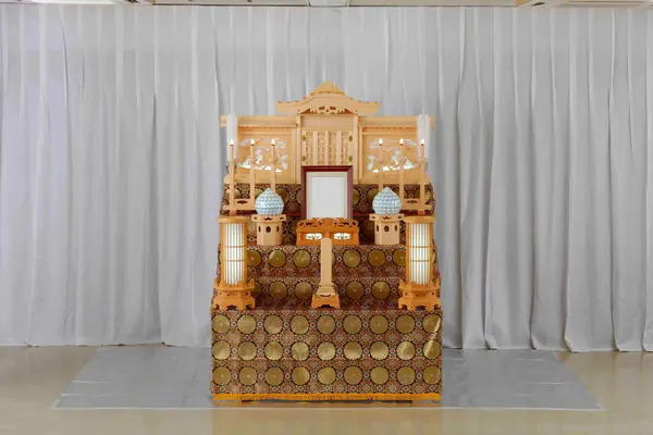 マキノ祭典で葬儀を行なった写真