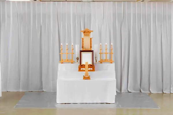 マキノ祭典で葬儀を行なった写真