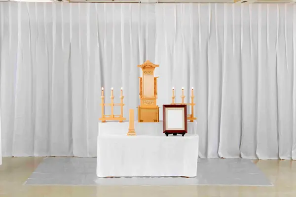 マキノ祭典で葬儀を行なった写真